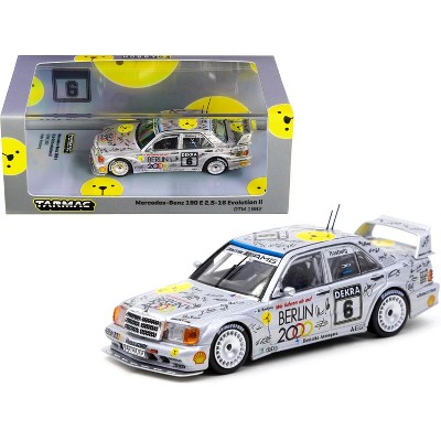 Mercedes Benz 190E 2.5-16 Evolution II #6 Keke Rosberg DTM (1992) 1/64 Diecast Model Car by Tarmac Works