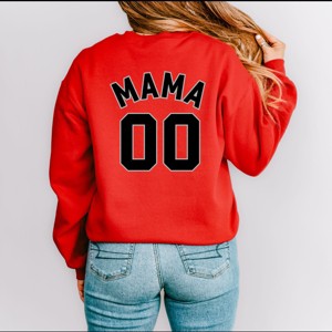 Mama Jersey Heart  -  Womens Sweatshirt - 1 of 3