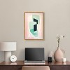 Art Remedy Jade with Magnets Contemporary Shapes Abstract Wall Art Framed - 2 of 4
