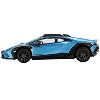 Lamborghini Huracan Sterrato Blu Aegir Blue Metallic with Black Top Limited Edition 1/64 Diecast Model Car by Mini GT - 3 of 4