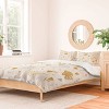 Deny Designs 3pc Queen Menina Lisboa Folk Nordic Bird Duvet and Sham Set - 2 of 4