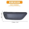 Unique Bargains Pair Front Bumper Reflector Side Marker 57010720A 57010721AC for Jeep Grand Cherokee 2011-2020 Black - 2 of 4