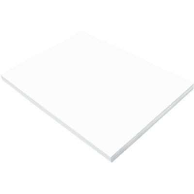 SunWorks Heavyweight Construction Paper, 18 x 24 Inches, Bright White, 100 Sheets