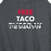 Women's - Instant Message - Free Taco Tuesday Graphic Racerback Tank - 2 of 4
