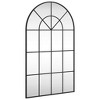 vidaXL Wall Mirror Black 23.6 in.x39.4 in. Arch Iron - 2 of 4