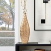 Decorative Metal Leaf Vase for Living Room Decor - Elegant Flower Vase for Bedroom, Entryway, and Home Decor - 4 of 4