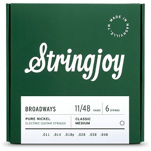 Stringjoy Broadways Pure Nickel Electric Guitar Strings - 1 of 1