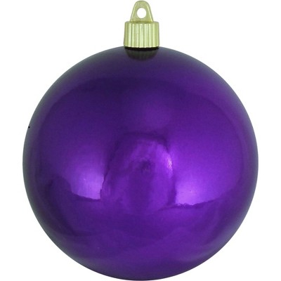 Christmas by Krebs 4ct Vivacious Purple Shatterproof Shiny Finish Christmas Ball Ornaments 4.75" (120mm)