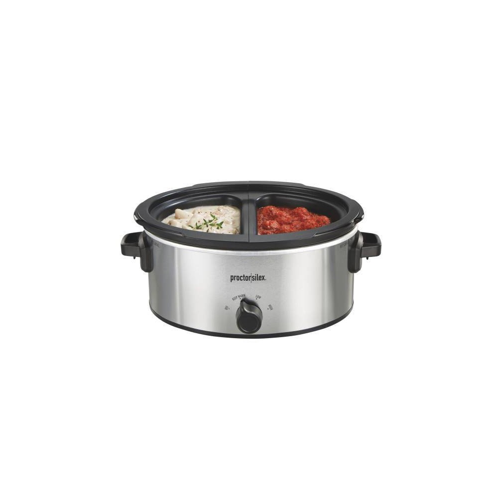 Proctor Silex 6 Qt Double-Dish Slow Cooker 33563