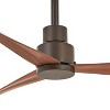 44" Minka Aire Industrial Outdoor Ceiling Fan with Remote Control Oil Rubbed Bronze Maple Wet Rated for Patio Exterior Gazebo Barn - 3 of 4