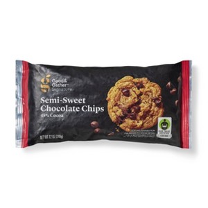 Signature Semi Sweet Chocolate Chips - 12oz - Good & Gather™ - 1 of 4