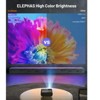 ELEPHAS Portable Projector for iPhone, 1080P HD Projector 8000L with Tripod, Supporting Android/iOS/Windows, for Movies - 2 of 4