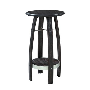 Brewer Plant Stand Rustic Dark Brown - Powell Company