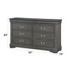 Louis Philippe Dark Gray Dresser - 2 of 4