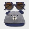 Wander & Dream Infant Bear Hat & Sunglasses Set for Boys & Girls (Infants) - 2 of 4