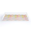 Iveta Abolina Eclectic Checker Check Cream Acrylic Tray - Deny Designs - 2 of 4