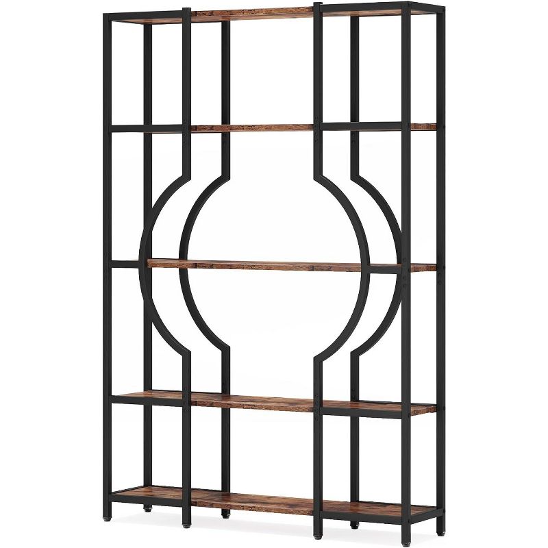 Tribesigns Wooden 5-Tier Book Shelf Shelving Unit, 1 of 6