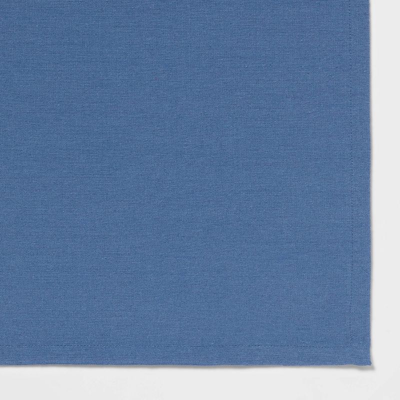 120&#34; x 60&#34; Cotton Tablecloth Blue - Threshold&#8482;, 4 of 5