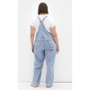 Women's Plus Size Pinafore Overall - light denim | CITY CHIC - 2 of 4
