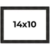 PosterPalooza | 14x10 Thin Barnwood Picture Frame, UV Acrylic, 2 Finishes - Grey and Black - 2 of 4