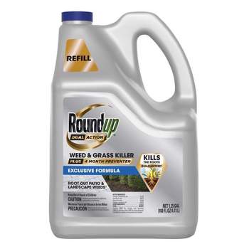 Roundup Dual Action Weed and Grass Killer RTU Liquid 1.25 gal (Pack of 4)