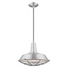 Livex Lighting Metal Shade 1 - Light Chandelier in  Brushed Aluminum - 4 of 4