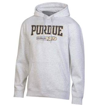 NCAA Purdue Boilermakers Gray Fleece Hooded Sweatshirt