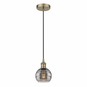 Rochester - 1 Light Cord Hung Mini Pendant In Industrial Style-7.88 Inches Tall and 5.88 Inches Wide - 1 of 1