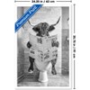 Trends International Reinders: Toilet Humor - Highlander Toilet Framed Wall Poster Prints White Framed Version 22.375" x 34" - 3 of 4