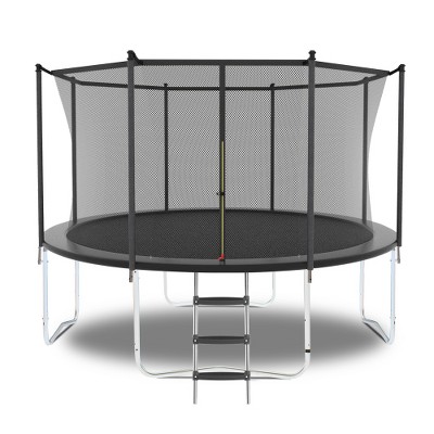 BestParts 14FT Trampoline with Safety Enclosure Net, Heavy-Duty Jumping Mat & Spring Cover – Outdoor & Indoor
