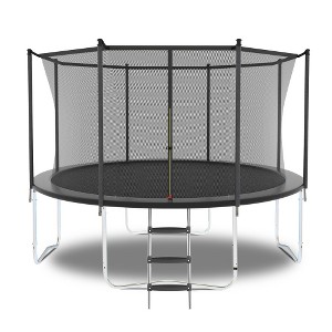 BestParts 14FT Trampoline with Safety Enclosure Net, Heavy-Duty Jumping Mat & Spring Cover – Outdoor & Indoor - 1 of 4