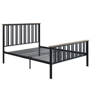 79" Full Bed Zudora Bed Oak Sandy Gray Finish - Acme Furniture - 1 of 4