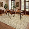 Coucheta Floral Rugs, Washable Soft Non Slip Area Rug for Living Room Bedroom, Distressed Vintage Stain Resistant Large Under Table Carpet - 3 of 4