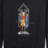 Women's - Avatar: The Last Airbender - Trio Lightweight French Terry Wide Neck Long Sleeve Shirt - 2 of 4