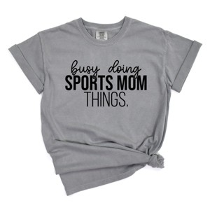Simply Sage Market Busy Doing Sports Mom Things Garment Dyed Tee - 1 of 4