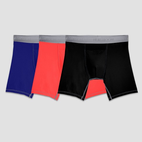 Fruit Of The Loom Select Men's Everlight Go Active Boxer Briefs 3pk - M :  Target