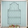 Achla Designs 23" Traditional Oxfordshire Iron Garden Trellis Extensions: Wall-Mounted, Corrosion-Resistant - 2 of 4