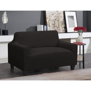 J&V TEXTILES Super Stretch Sofa Slipcover – Spandex Non Slip Soft Couch Sofa Cover, Washable Furniture Protector - 1 of 4
