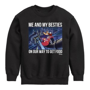 Boys' - Disney - Darkwing Duck Graphic Long Sleeve Fleece Sweatshirt - 1 of 4