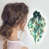 Unique Bargains Cute Rose Pearl Hair Elastic Band 1 Pc - 2 of 4