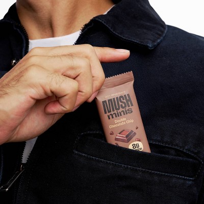 MUSH Double Chocolate Chip Mini Protein Bars - 9.6oz/8ct