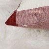 PiccoCasa Cotton Farmhouse Decor Checkers Square Cushion Throw Pillow Covers 1 Pc - 3 of 4