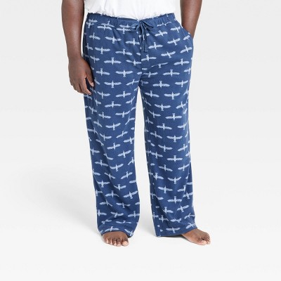 Men's Big & Tall Bird Print Microfleece Pajama Pants - Goodfellow & Co ...