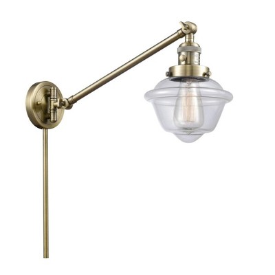 Oxford - 1 Light Swing Arm Wall Sconce In Traditional Style-25 Inches Tall and 8 Inches Wide
