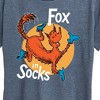 Women's - Dr. Seuss - Fox In Socks Jumping Short Sleeve Graphic T-Shirt - 2 of 4