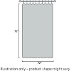 LunaLulinlk Shower Curtain with A Ruffle Hem Pink Boho Linen Shower Curtain - 4 of 4