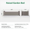 Dolonm Mobile Garden Bed Planter, Lightweight & Weatherproof Design,for Grass, Lawn, Yard - 4 of 4