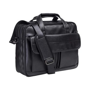 Scarlet Scope Leather Messenger Laptop Hand Shoulder Bag - 1 of 4