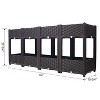 Mlmh & Kngwa 63"W Elevated Planter Garden Box - 3 of 4