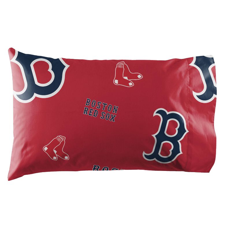 MLB Boston Red Sox Rotary Bed Set, 3 of 4